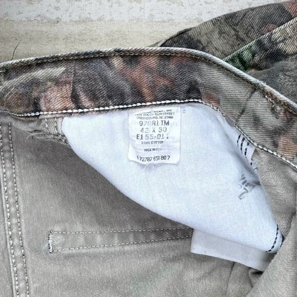 Vintage Wrangler Advantage Hunting Camo Jeans Double Knees Baggy Wide Leg 90s - Picture 4 of 4